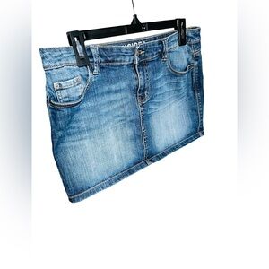 Girls' Denim Mini Skirt - Blue